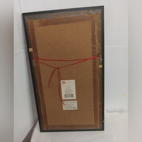 Vintage Shadowbox Framed Metal Flower - Picture 3 of 6